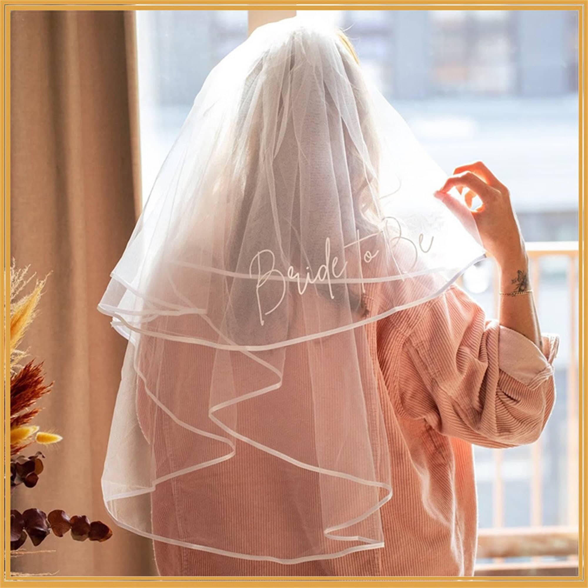 Bachelorette Party Veil Bride Veil Bachlorette Veil Bride Veil Hen Party Veil  Bridal Shower Veil Bride to Be Veil EB3296BTB 