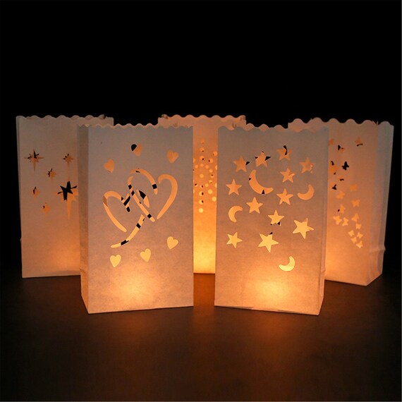 Halloween Craft Paper Bag Halloween Luminaries  The Taylor House