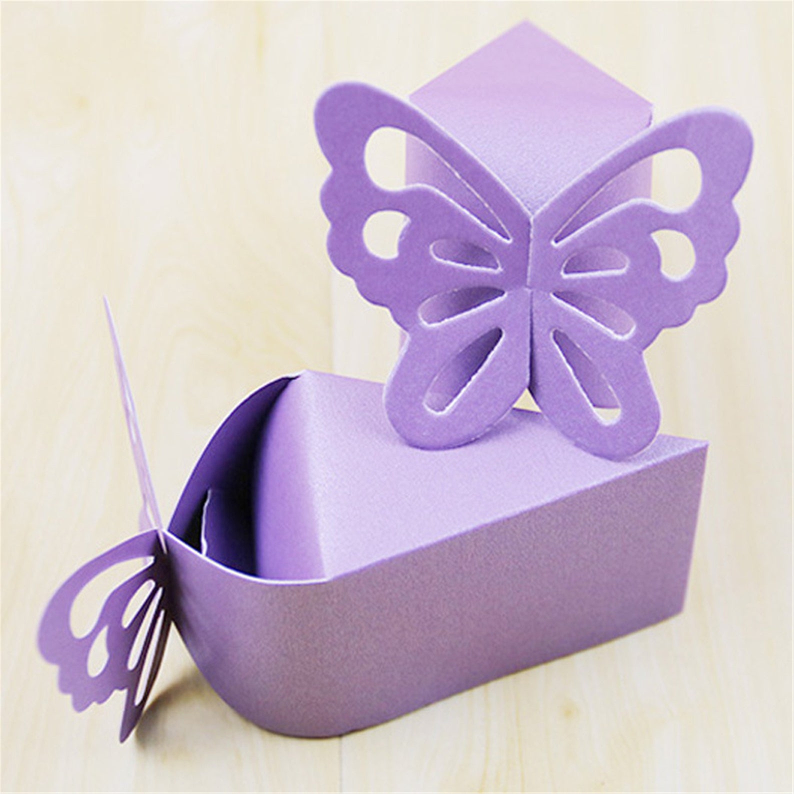Butterfly Wedding Favor Boxesbridal Shower Candy Boxestreat Etsy