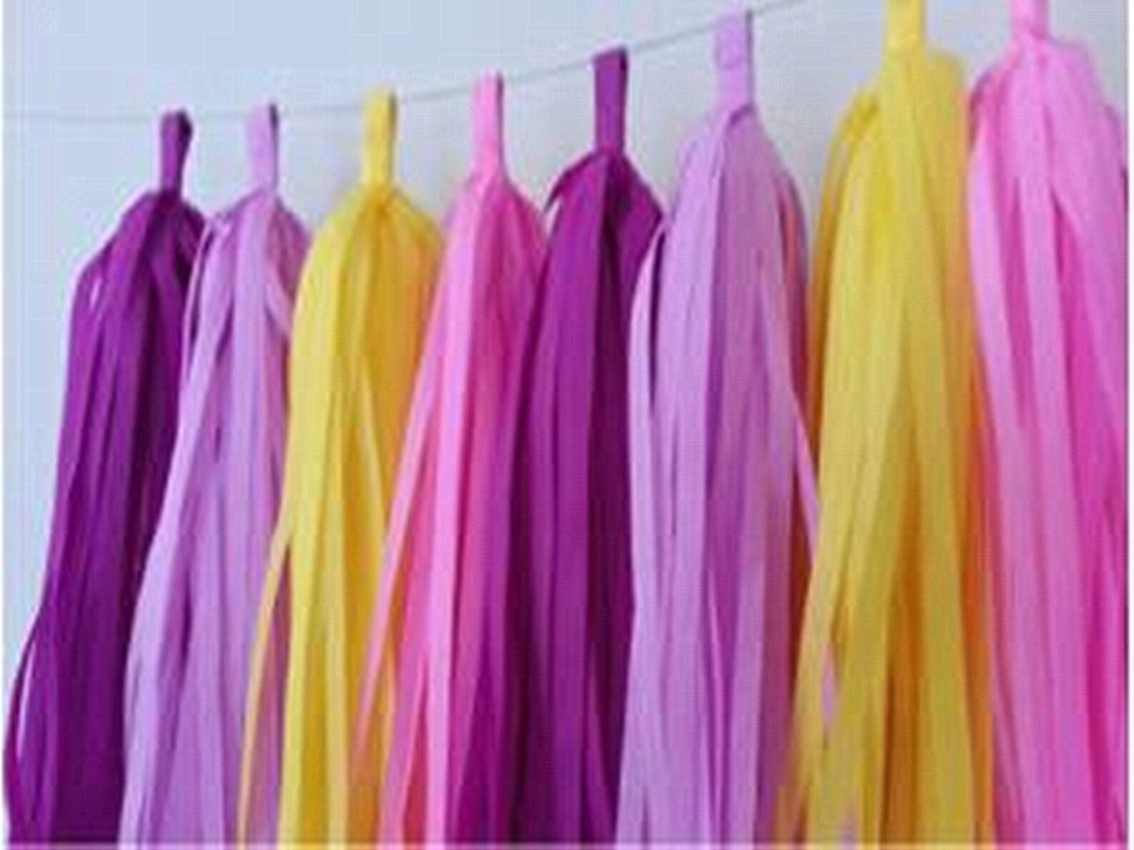Tissue Paper Tassel Garland /5 pcs Fiesta tissue tassel Etsy