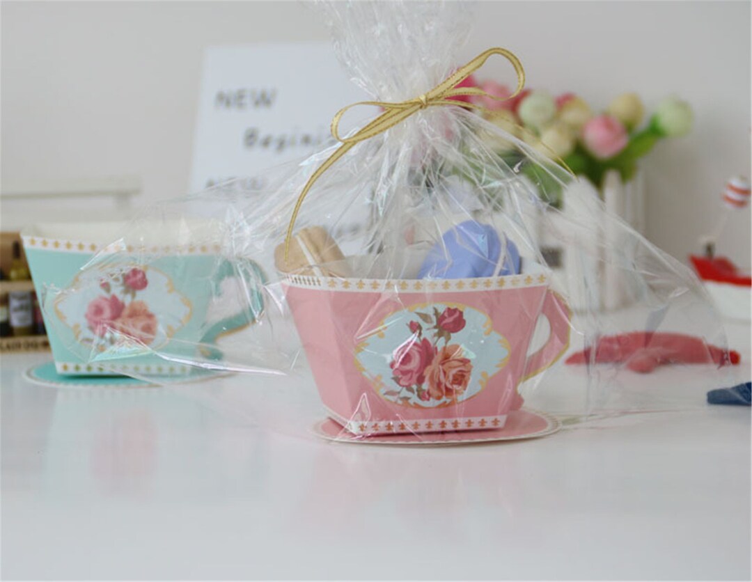 Tea Cup Party Favor Boxestea Party Guest Candy Boxesbridal Shower