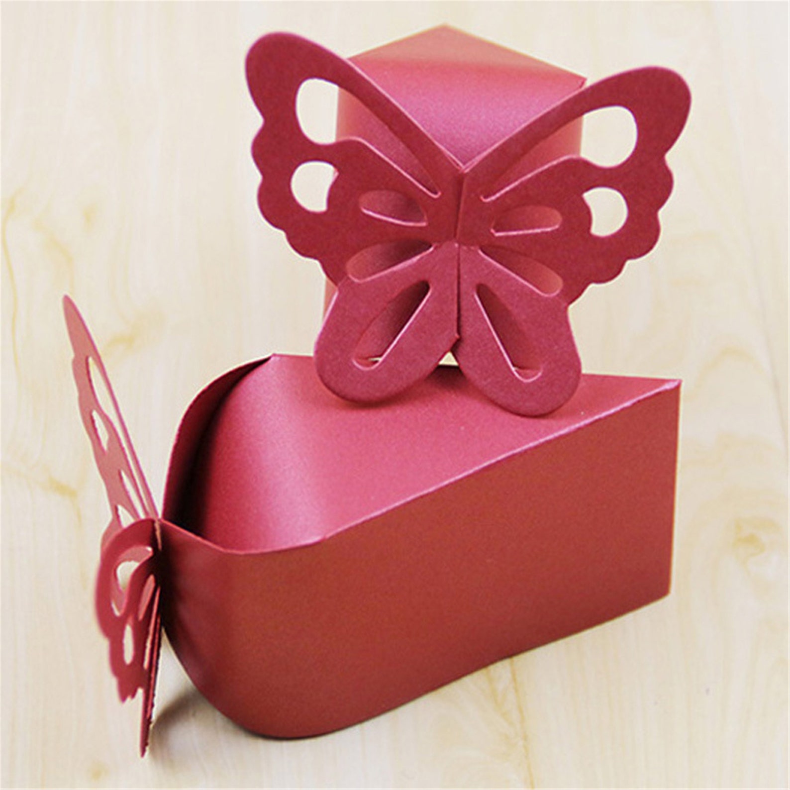 Butterfly Wedding Favor Boxesbridal Shower Candy Boxestreat Etsy