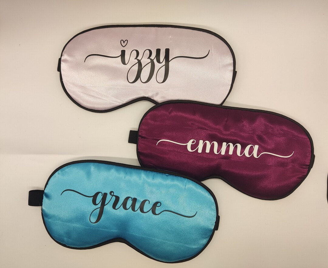 Personalized Eye Mask for Sleepingcustom Sleep Mask for Bridesmaid Proposal Giftcustomized