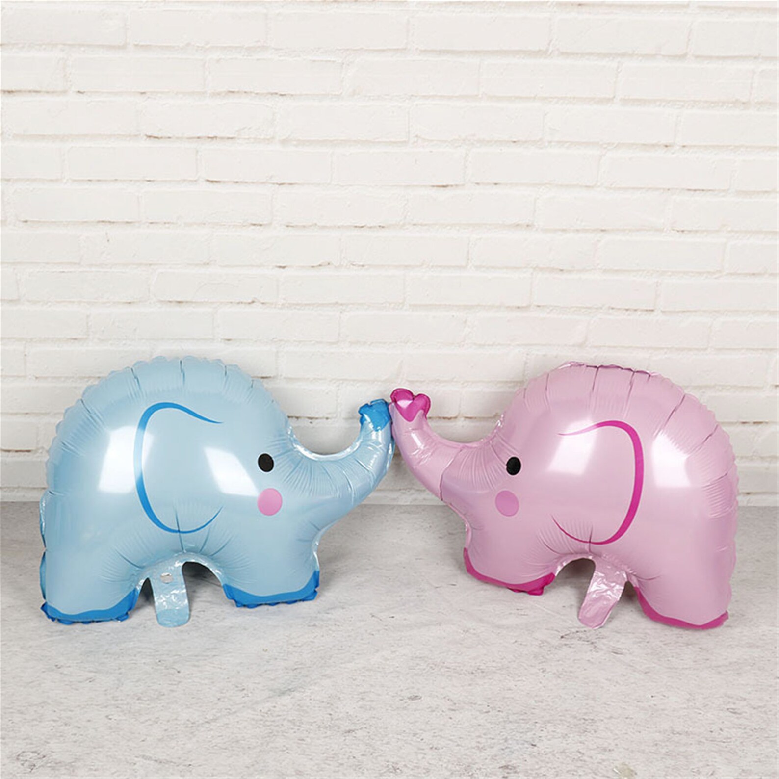 Cute Elephant Balloonsbaby Shower Elephant Decorationspink Etsy