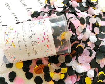 Happy birthday confetti popper-Birthday party confetti push pop-happy birthday gift surprise to celebrate-reveal surprise confetti poppers