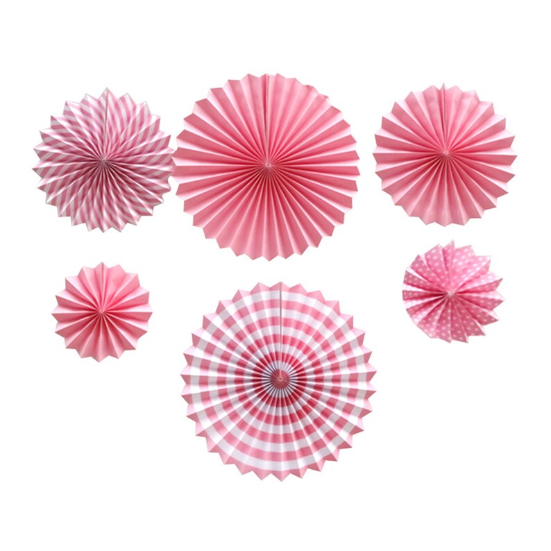 6PCS/lot Paper FansHanging paper fan decorationsPaper Etsy