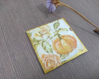 Magnets-Detail for wedding guests-Vintage style-Countrycore -Cottagecore-Pumpkin- Industrial/factory style - Dark Academia - Light Academia