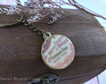 Originaler Schlüsselanhänger mit Schild im Vintage-Stil – Dark Academia-Ergänzungen – Light Academia – Vintage-Stil