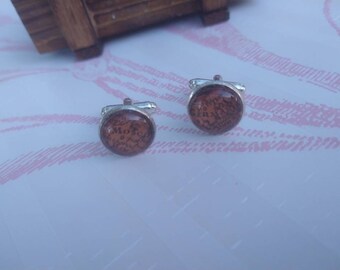 Cufflinks vintage style - Steampunk style - Complements for Dark Academia men - Light Academia boys - Antique map - Antique Europe
