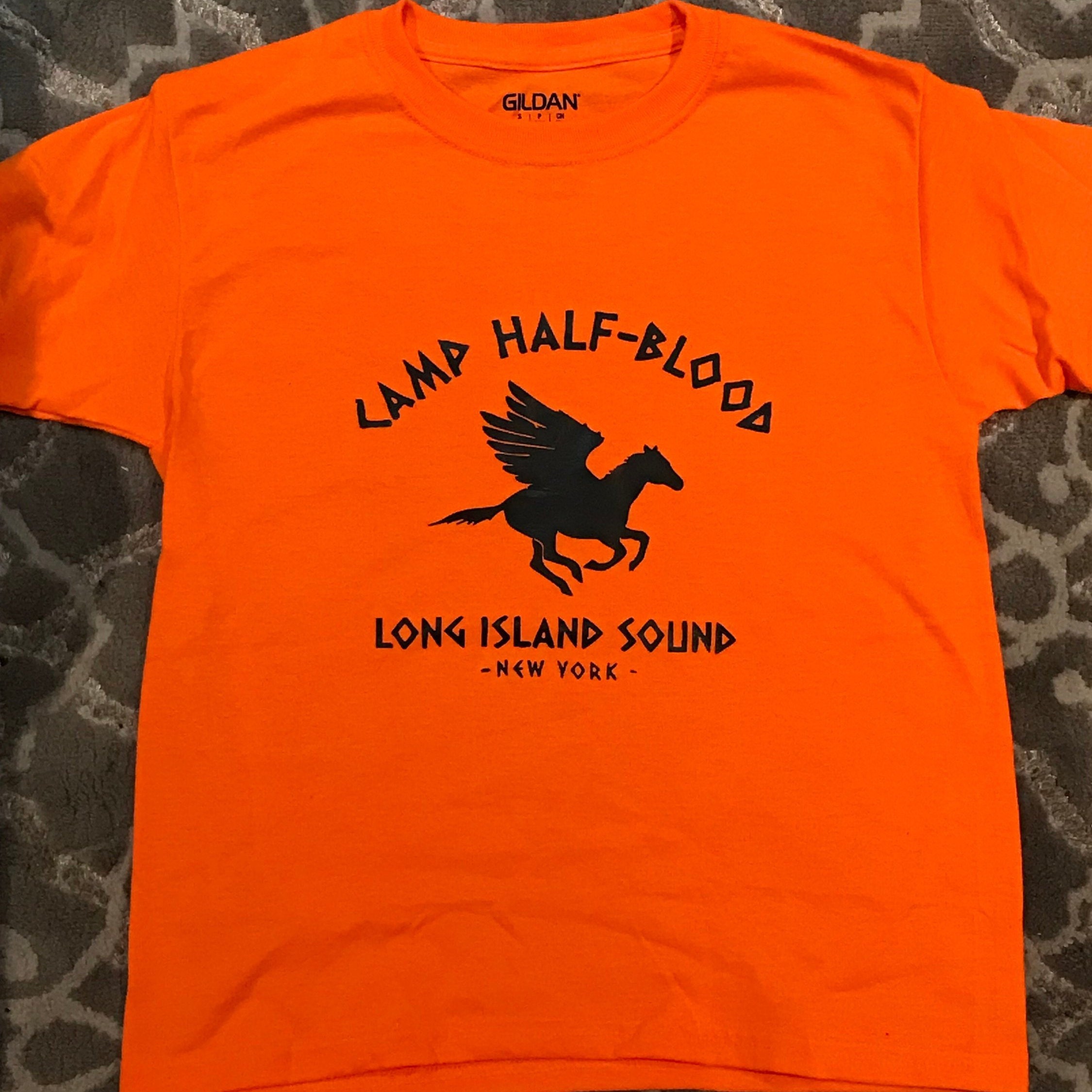 Camiseta Infantil Camp Half Blood Percy Jackson