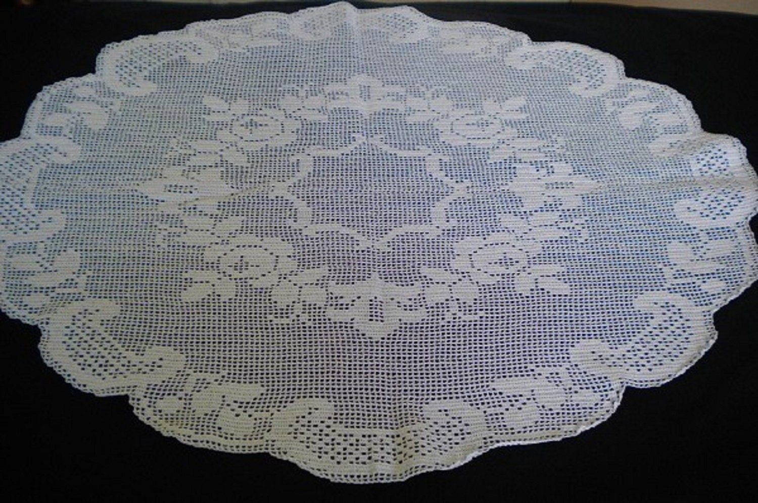 Napperon Ovale Blanc