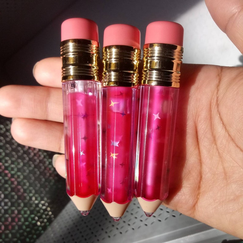 Cotton Candy Lip Gloss Vegan Lip Gloss Glitter Lip Gloss Etsy