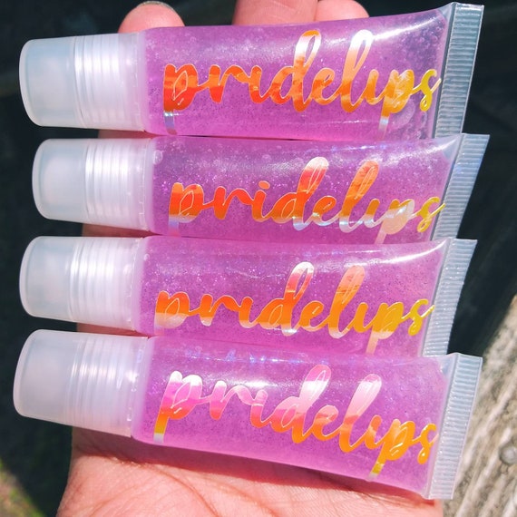 Watermelon Lip Gloss Clear Lip Gloss Glitter Lip Gloss Etsy