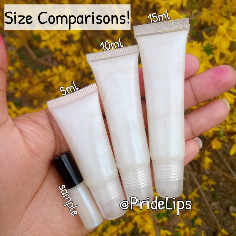 Green Apple Lip Gloss Clear Lip Gloss Tubes Genderqueer Etsy