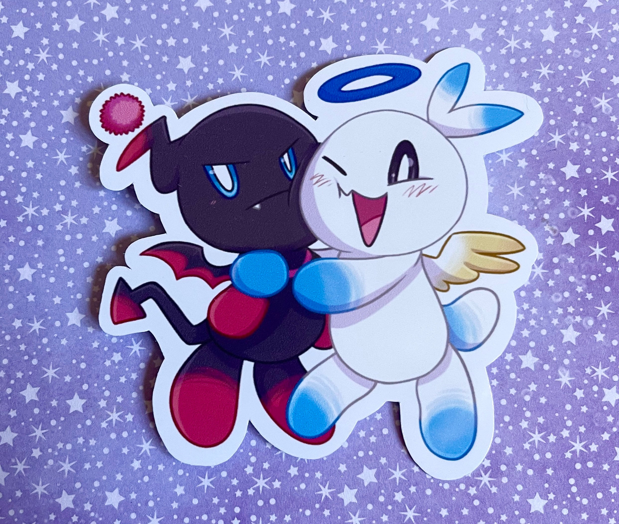 Sonic: Chao Vinyl Sticker Set Chao Hero Chao Dark Chao 