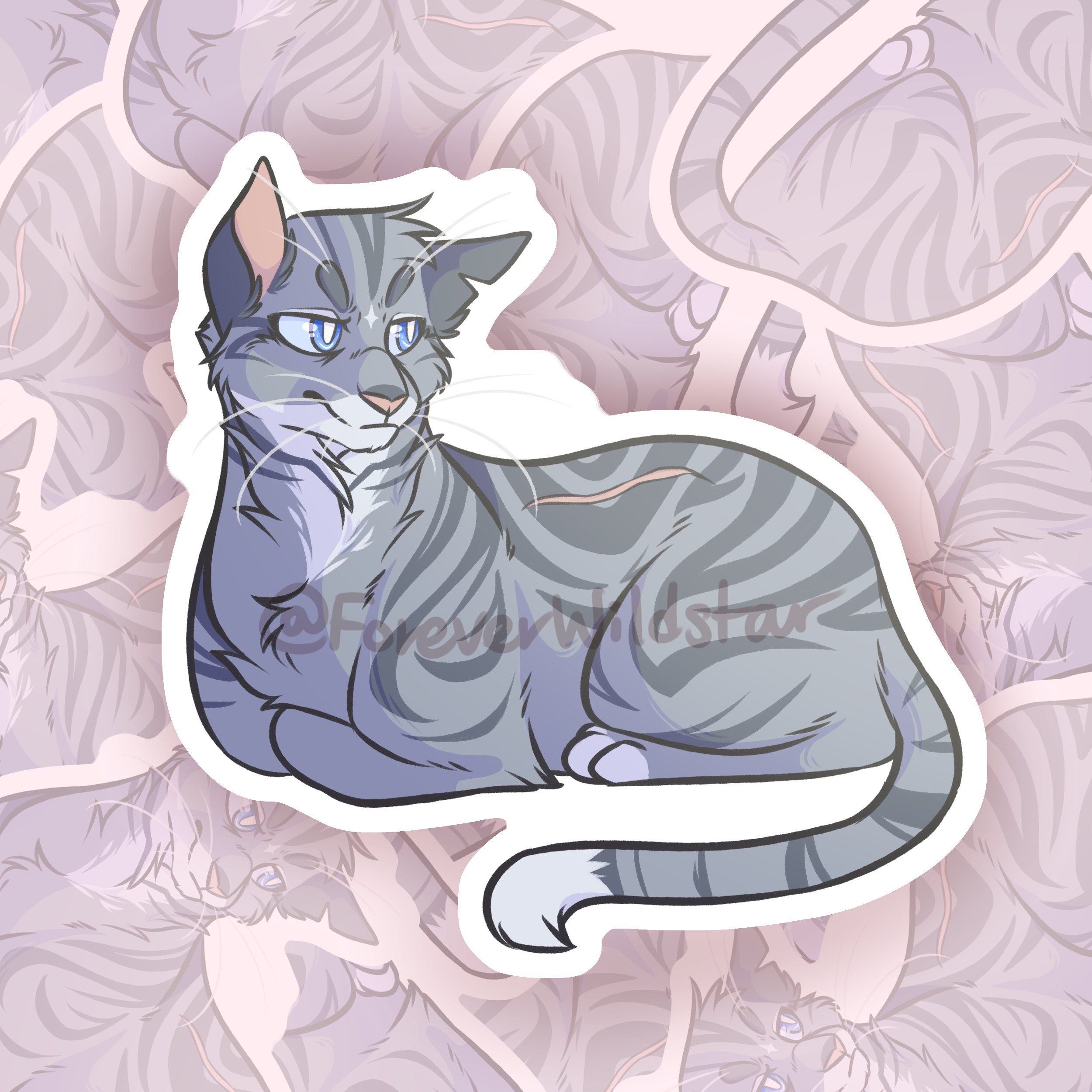 Warrior Cats Firestar Sticker by Golden Mane 