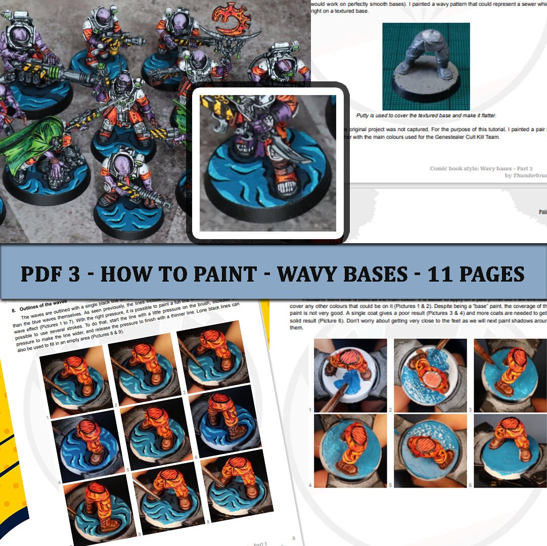 How to Paint - Comic Book Style - Genestealer Cult. PDF - Etsy