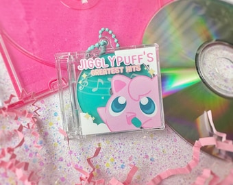 Jigglypuff Greatest Hits cd-album sleutelhanger
