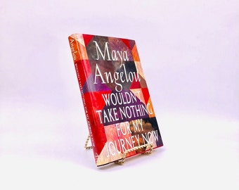 Würde jetzt nichts für meine Reise nehmen. Von Maya Angelou. Erstausgabe, Erstdruck. Zufallshaus. New York, 1993.