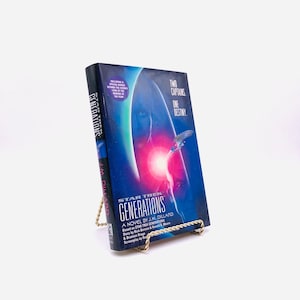 Star Trek Generations. Signed by J.M. Dillard. First Edition, First Printing. Pocket Books. New York, 1994.
