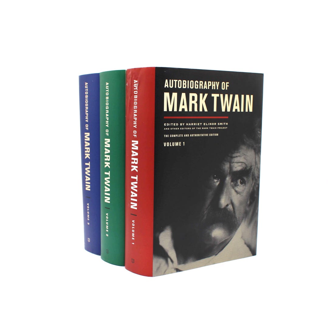 The Autobiography of Mark Twain. First Editions, First and Second