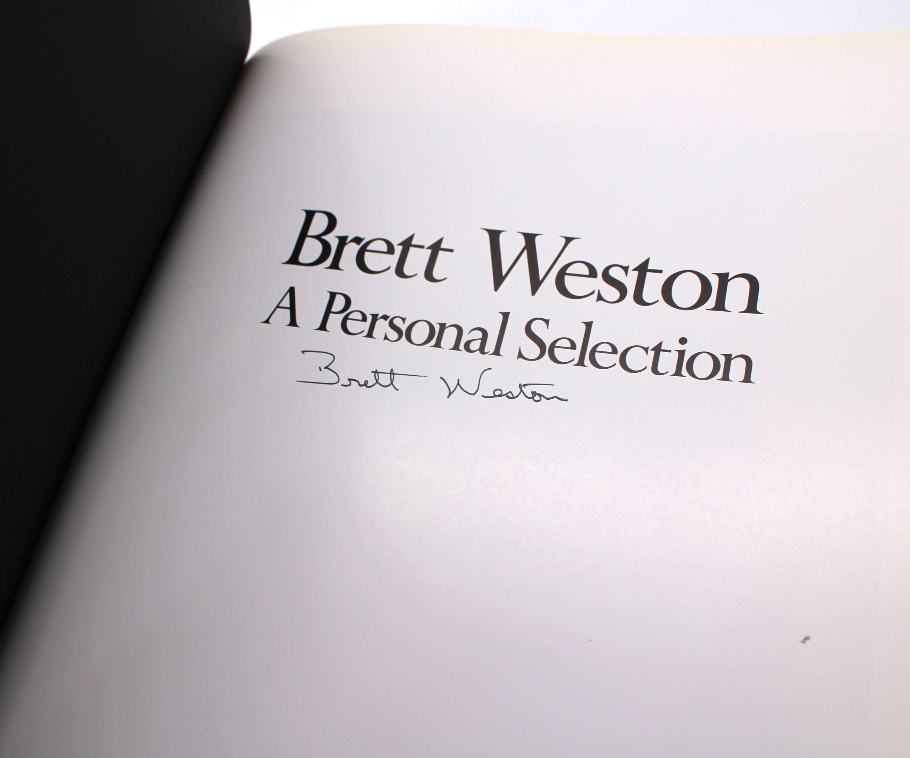 A Personal Selection. Signed by Brett Weston. First Trade Edition 