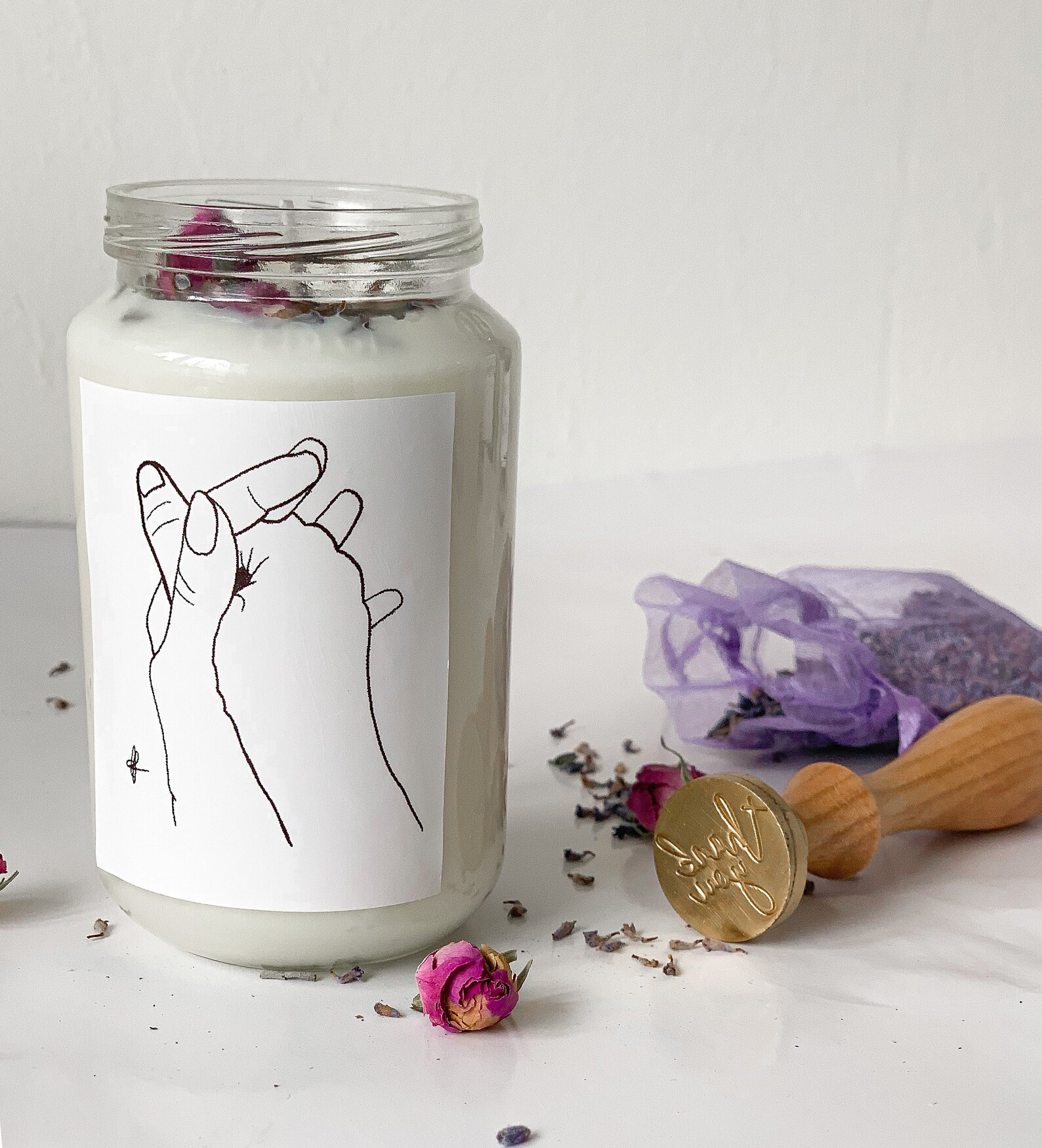Custom Made Memory Candle With Photo Drawing for Any Occasion Etsy