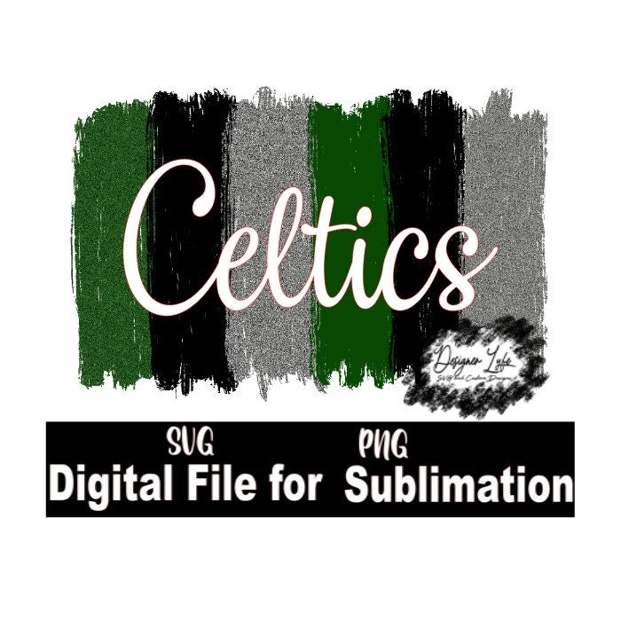 Boston Celtics Basketball NEW Custom Designs. SVG Files, Cricut, Silhouette  Studio, Digital Cut Files, Infusible Ink