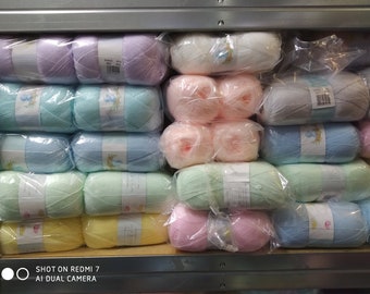 James C Brett Super Doux Bébé Double Tricot DK FIL ~ 5 Nuances 100 g