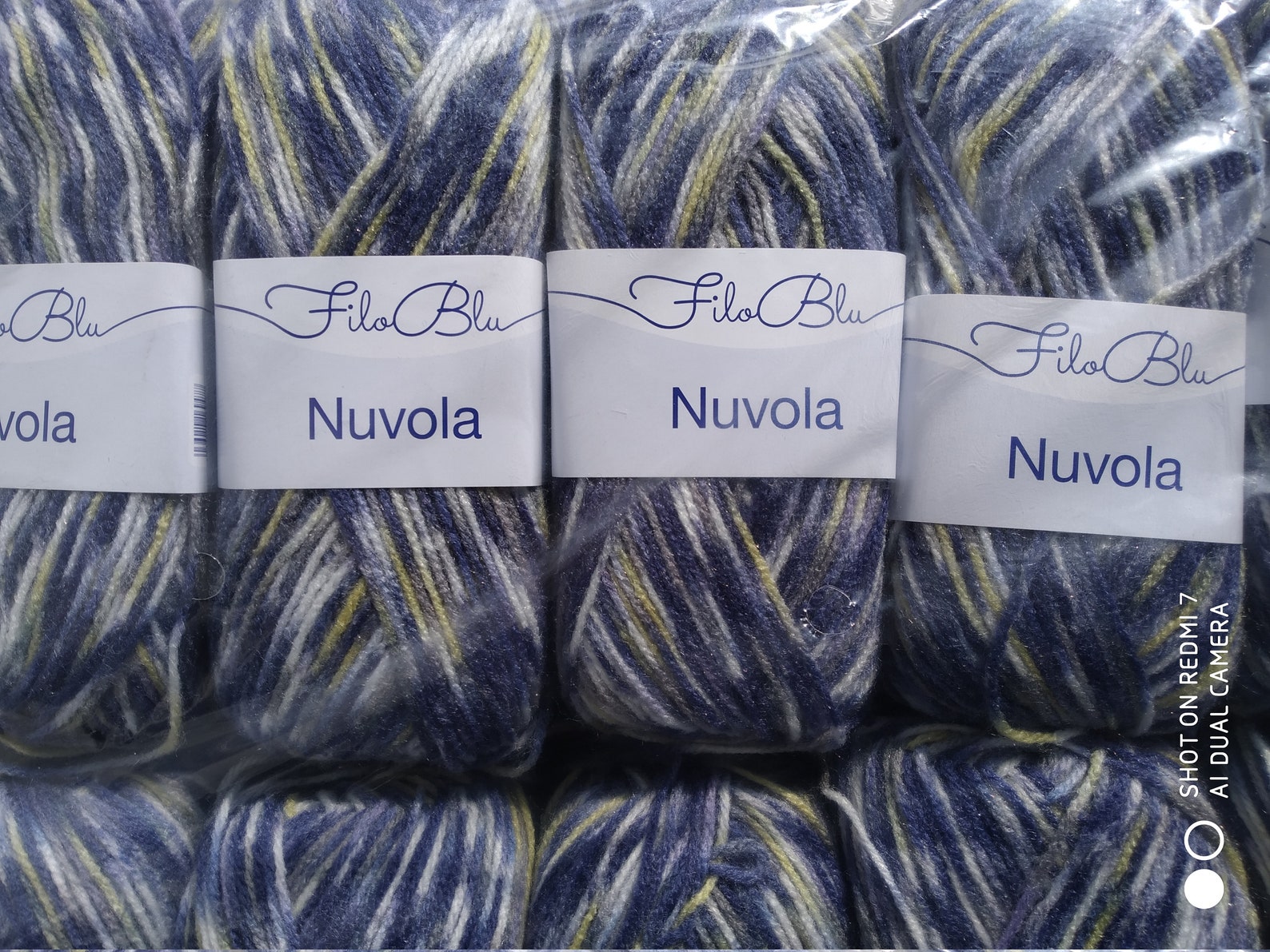 FILO BLU NUVOLA Print Double Knitting Wool Yarn 5X100G Balls Colours ...