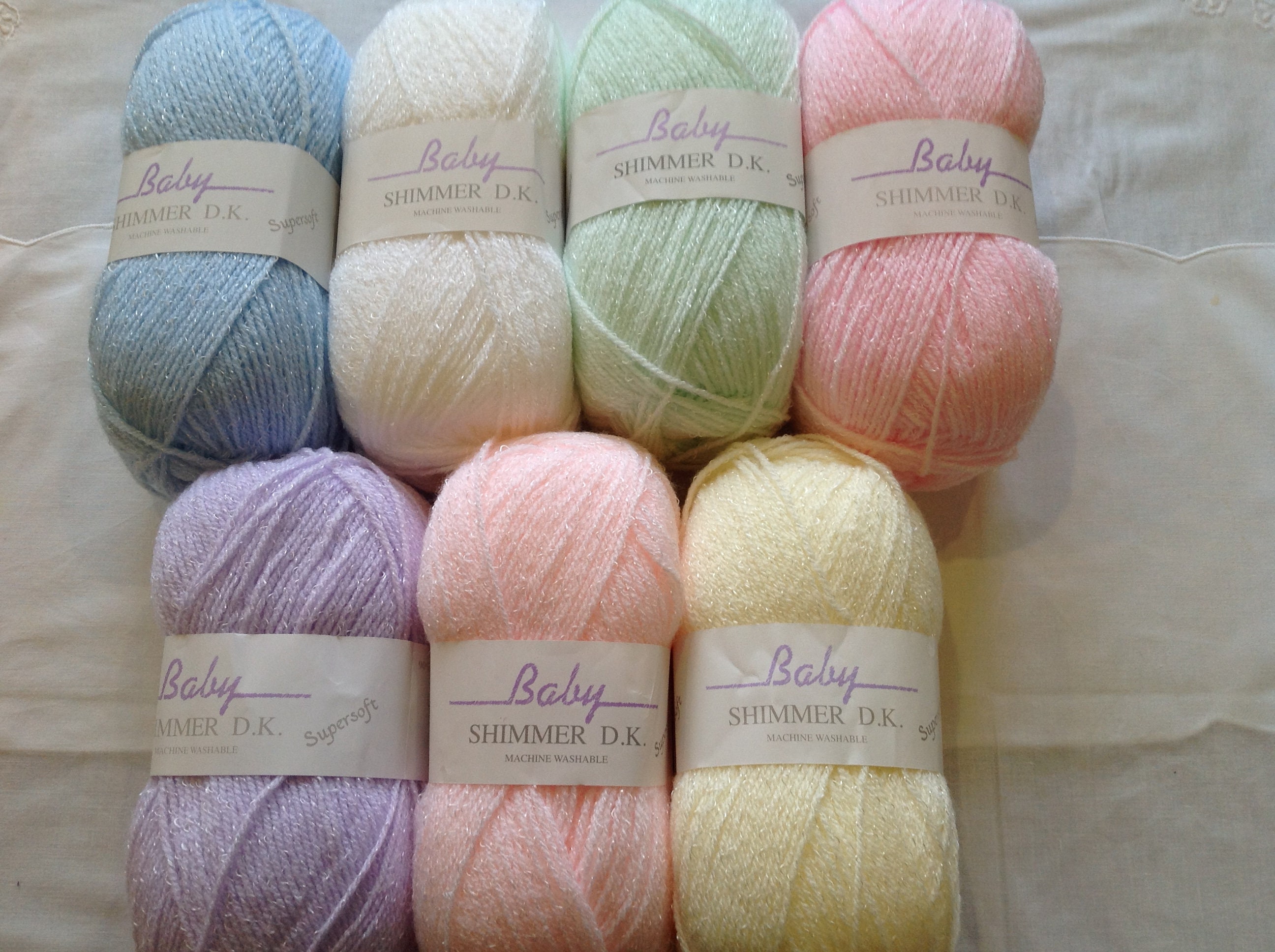 Twilleys & Grundl Goldfingering Crochet Metalic Yarn 25g Ball Glitter 3 Ply  15 Colours New 