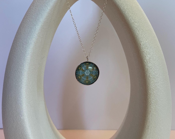 Dubrovnik Inspired Necklace,  16-18" Adjustable Sterling Chain, Great to gift or keep!