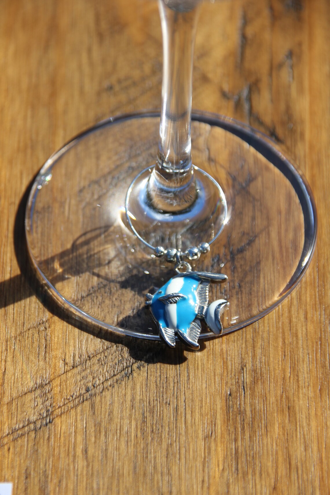 THE FISH COLLECTION - 4 Enamel Fish Wine Glass Charms - Red Fish Charm ...