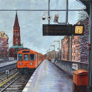 Berlin Print - Görlitzer Park U-Bahnhof