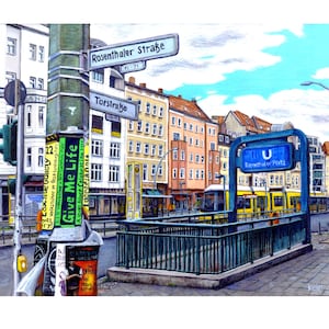 Berlin Print - Rosenthaler Platz