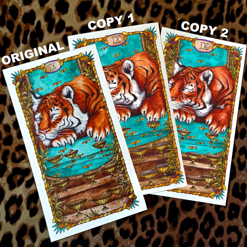hand drawn tarot cards unique watercolor illustrations etsy
