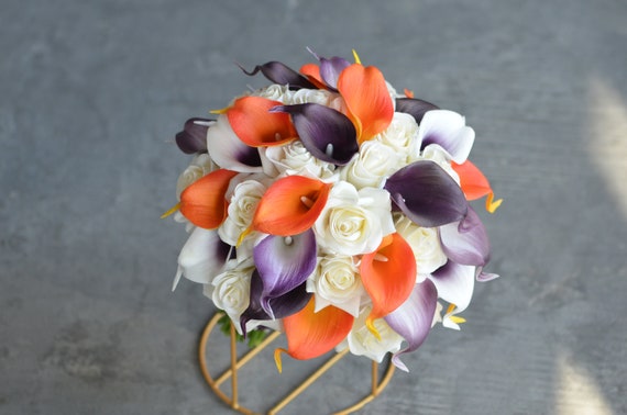 Calla Viola Fiori Da Matrimonio Viola E Arancioni 7 Idee Per Un Matrimonio Viola