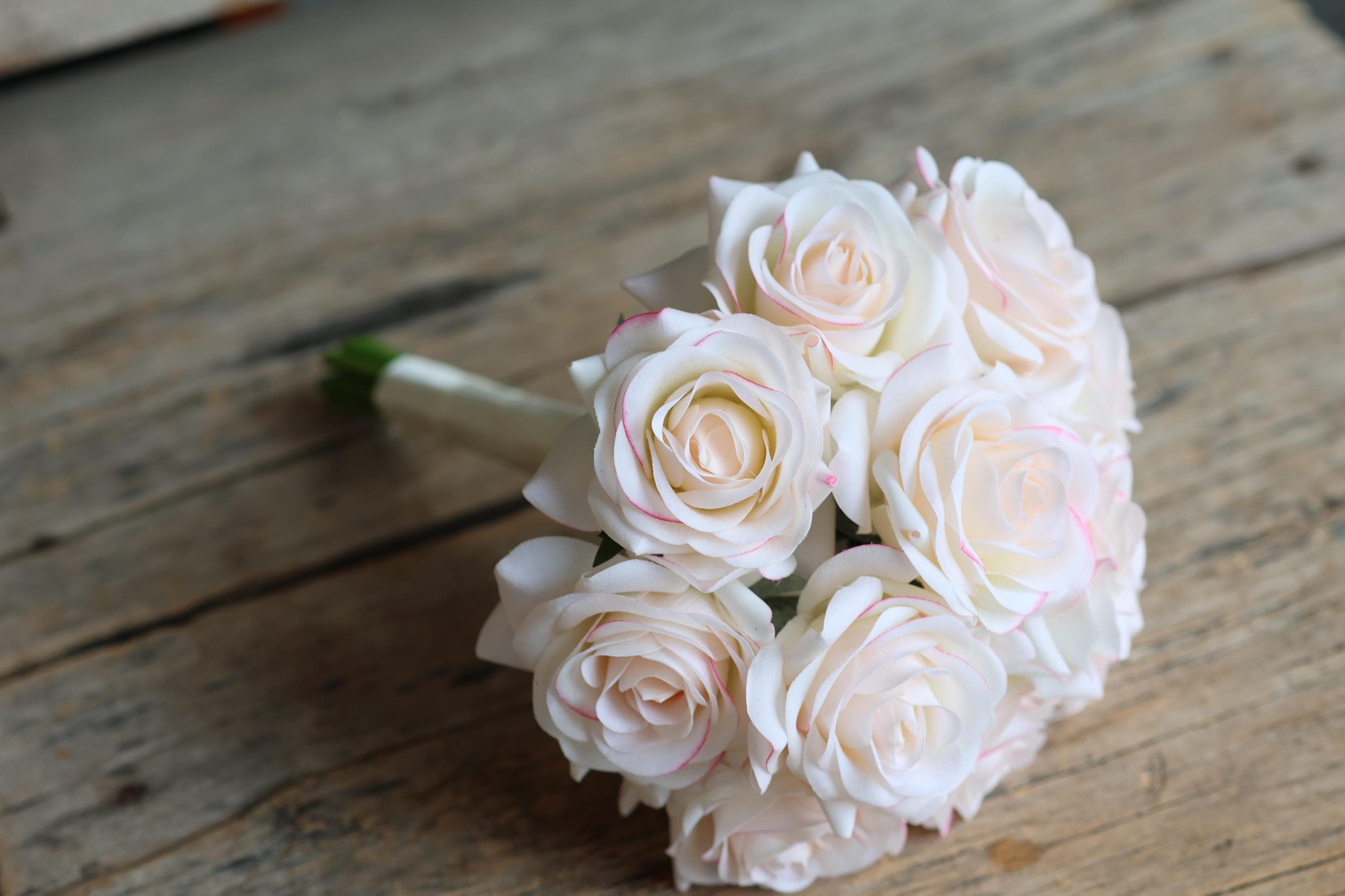25 Rose Artificiali Marroni In Schiuma Con Stelo Flessibile – Fiori Finti Per Bouquet Da Sposa E Centrotavola - 2