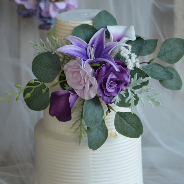 Lily and Rose Cake Topper Etsy