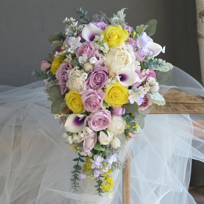 Lavender Wedding Bouquet Etsy
