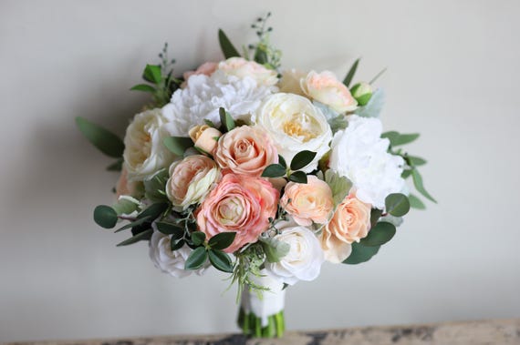 20 Rose Artificiali A Lungo Stelo, Bouquet Di Fiori Finti In Seta - Colore Champagne, Altezza 51 Cm, Per Decorazioni Casa Matrimonio Festa - 3