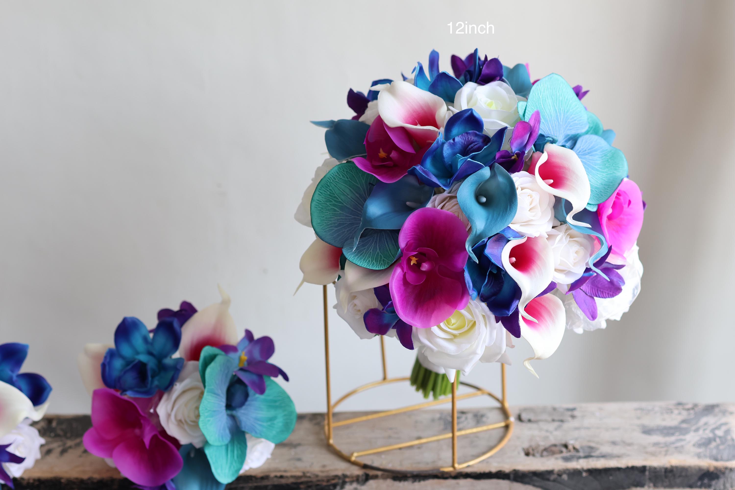 Turquoise Bridal Bouquet