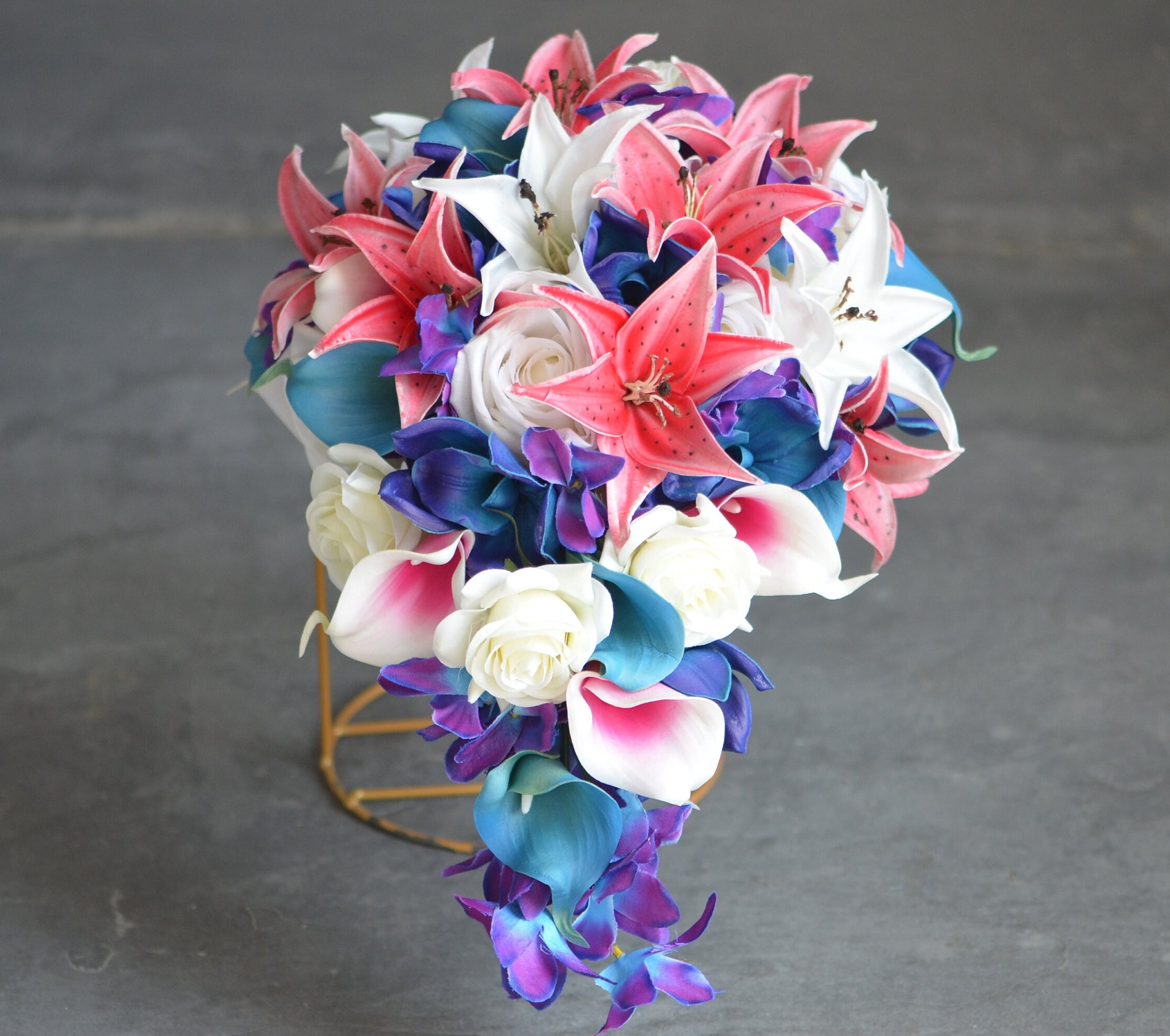 Cascading Wedding Bouquet
