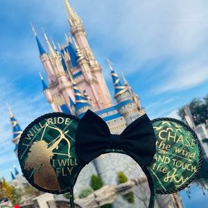 Merida Ears, Brave, Mouse Ears, Princess Ears, Pixar Ears, Mickey Ears, Disney Quotes, Disney World, Disneyland, Disney Gifts, for her image 1