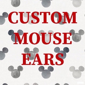 Custom Minnie Mouse Ears
