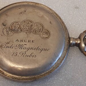 ancre ligne droite 15 rubis levees visibles double plateau