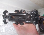 Antique cast iron architectural door knocker by Kenrick , minor losses at top not affecting use or looks