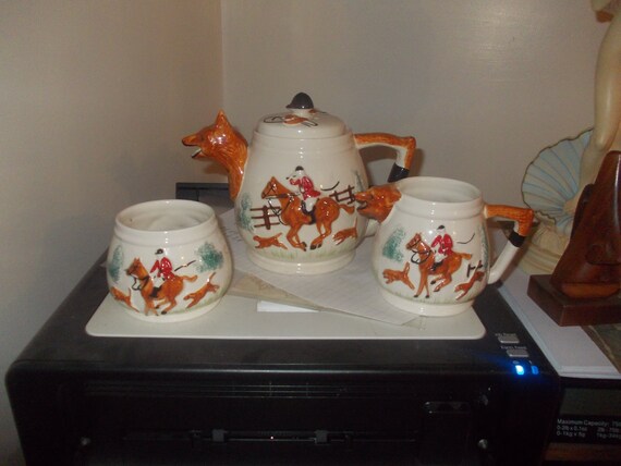 fox tea set