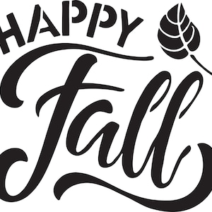 Belles & Whistles Happy Fall Stencil - Dixie Belle