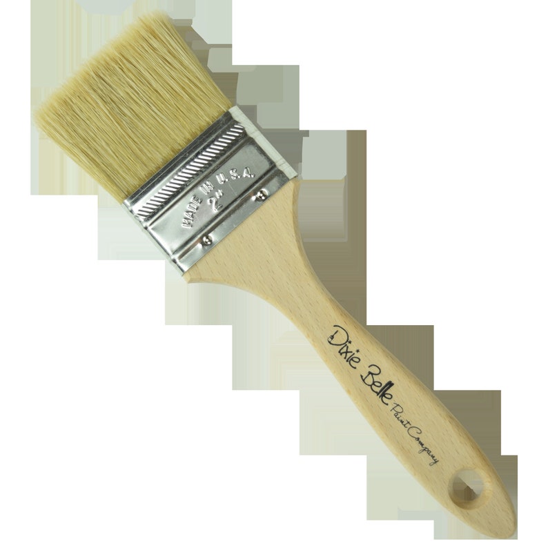 Dixie Belle Premium Chip Brush Natural Bristle image 1